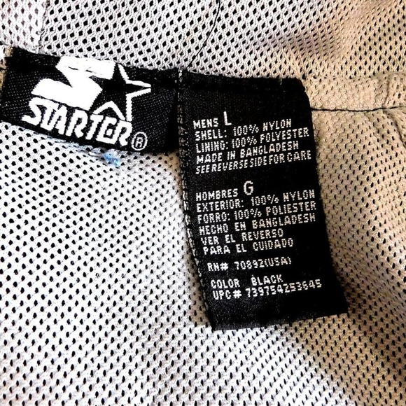 Starter Mesh Lined Full-Zip Hooded Jacket Size Men's Large - Picture 6 of 6